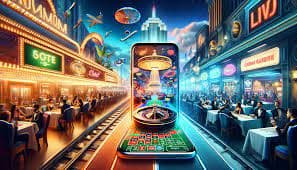 Pengguna menikmati live casino mikitoto melalui perangkat mobile dengan tampilan interaktif